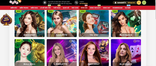 Sảnh casino trực tuyến cùng nhiều Dealer xinh đẹp